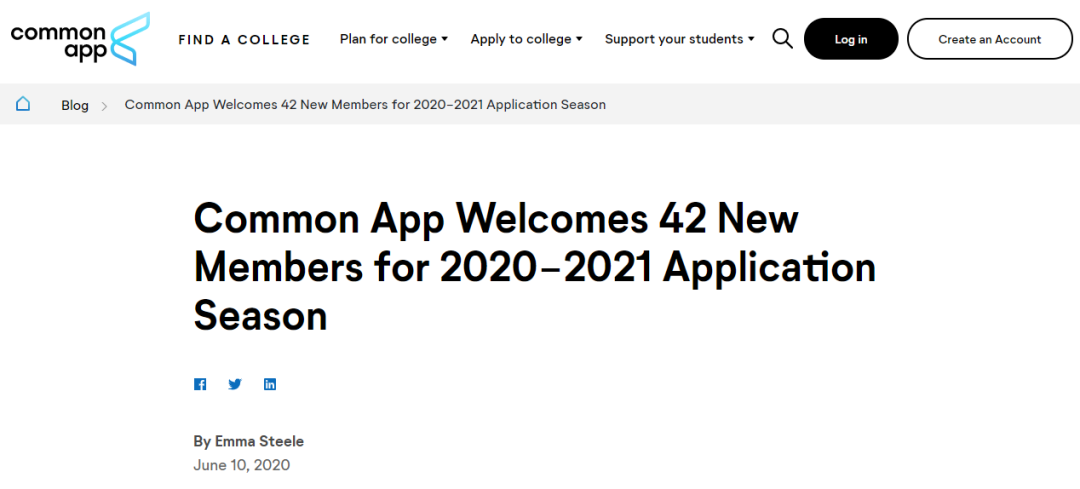 Common App 2020-2021网申系统开放！这些变化需要注意(图2)